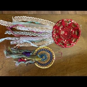 Handmade boho dreamcatchers